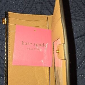 Kate Spade Black and Tan Wallet